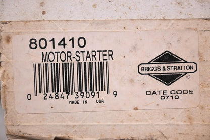 New OEM Briggs & Stratton 801410 Starter Motor Assembly NOS