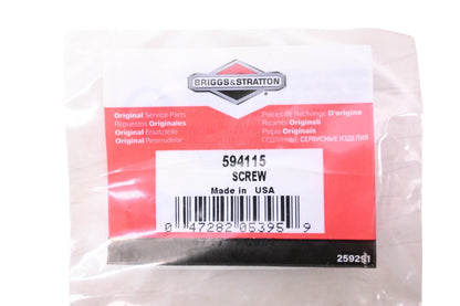 New OEM Briggs & Stratton 594115 Screw NOS