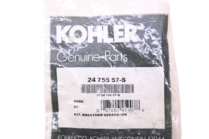 Kohler 24 755 57-S Breather Separator Assembly Kit NOS