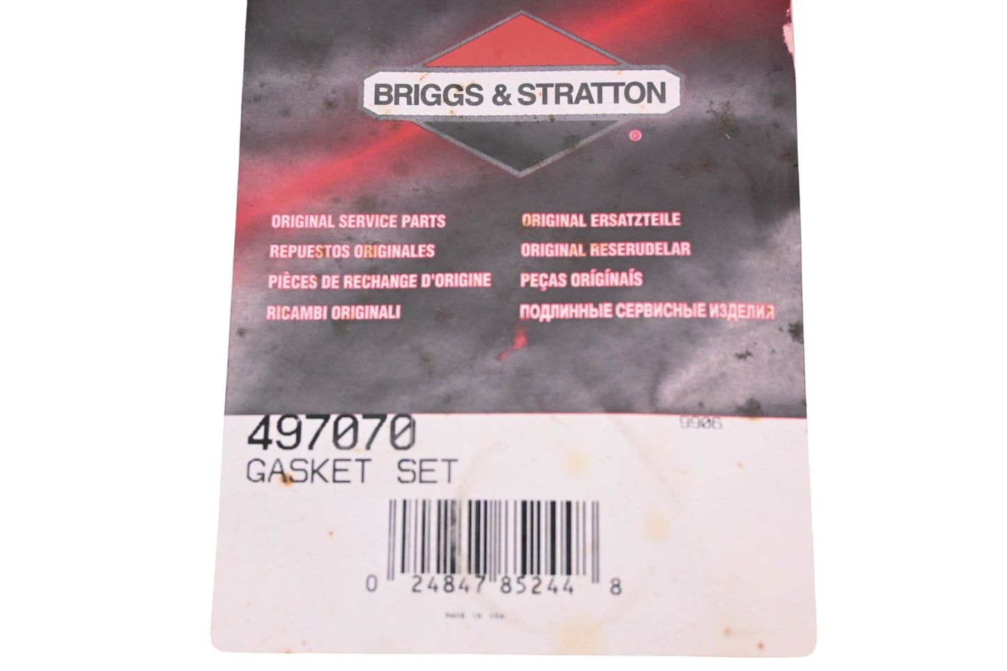 New OEM Briggs & Stratton 497070 Gasket Kit NOS
