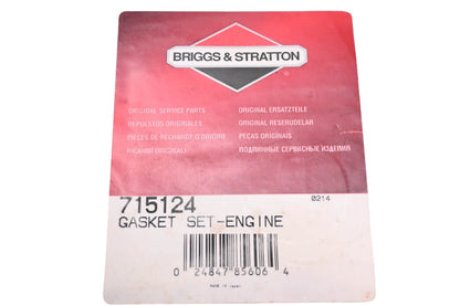 New OEM Briggs & Stratton 715124 Engine Gasket Kit NOS