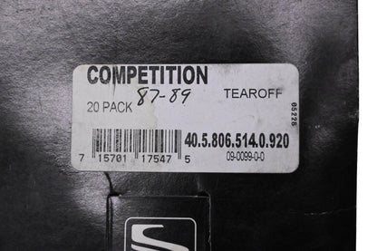 Scott 09-0099-0-0 20 Pack Competition Replacement Goggles Tear Off Lens NOS