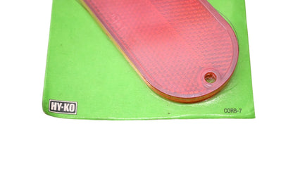 Hy-Ko CORB-7R Red Oval Reflector Kit NOS