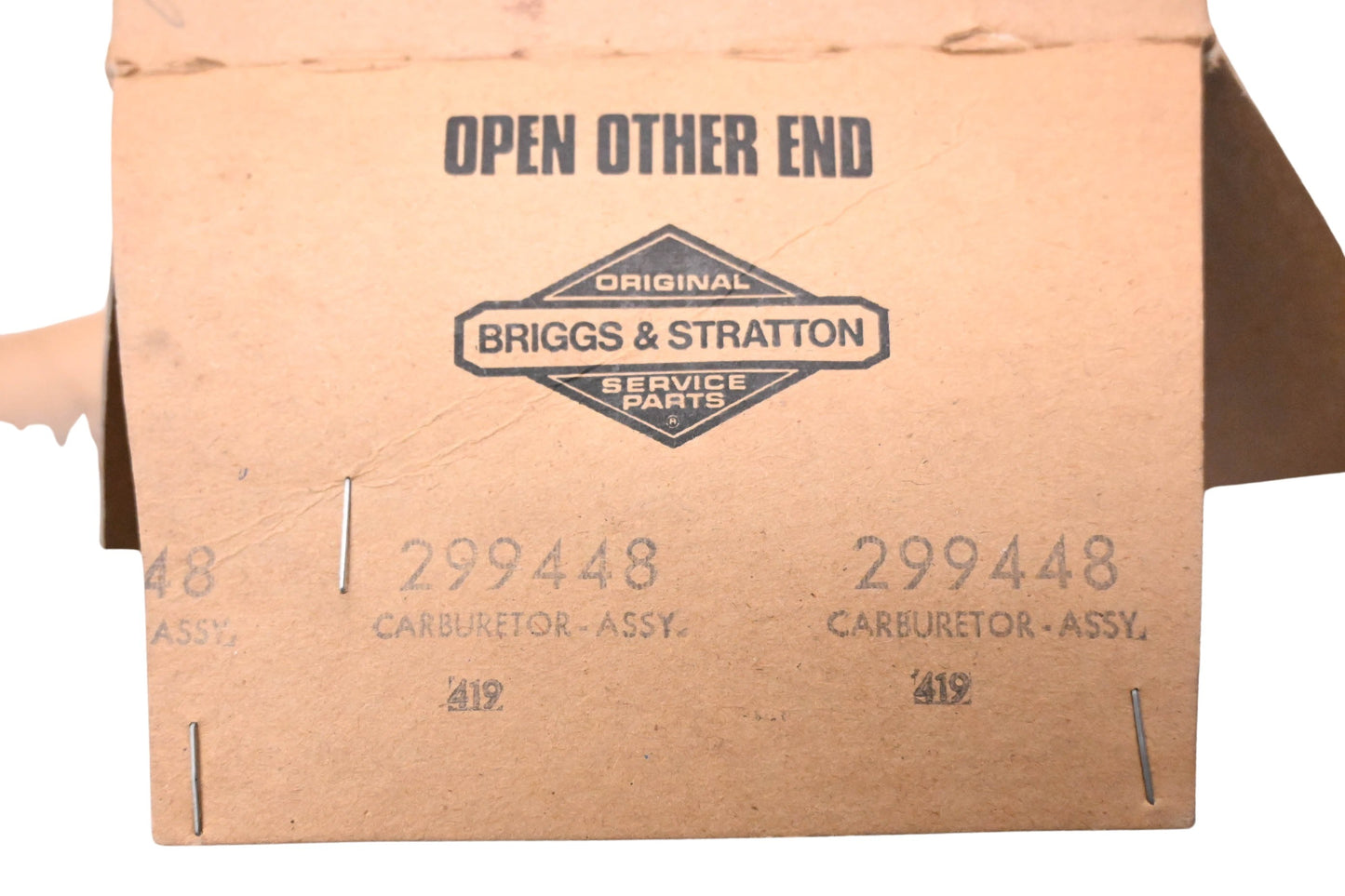 New OEM Briggs & Stratton 299448 Carburetor Assembly NOS