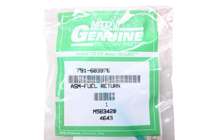 MTD 791-683976 Fuel Return Line Assembly Kit NOS