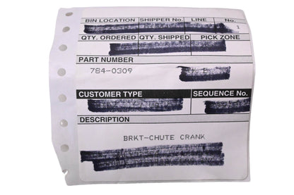 MTD 784-0309, 705-5266-0637 Chute Crank Bracket NOS