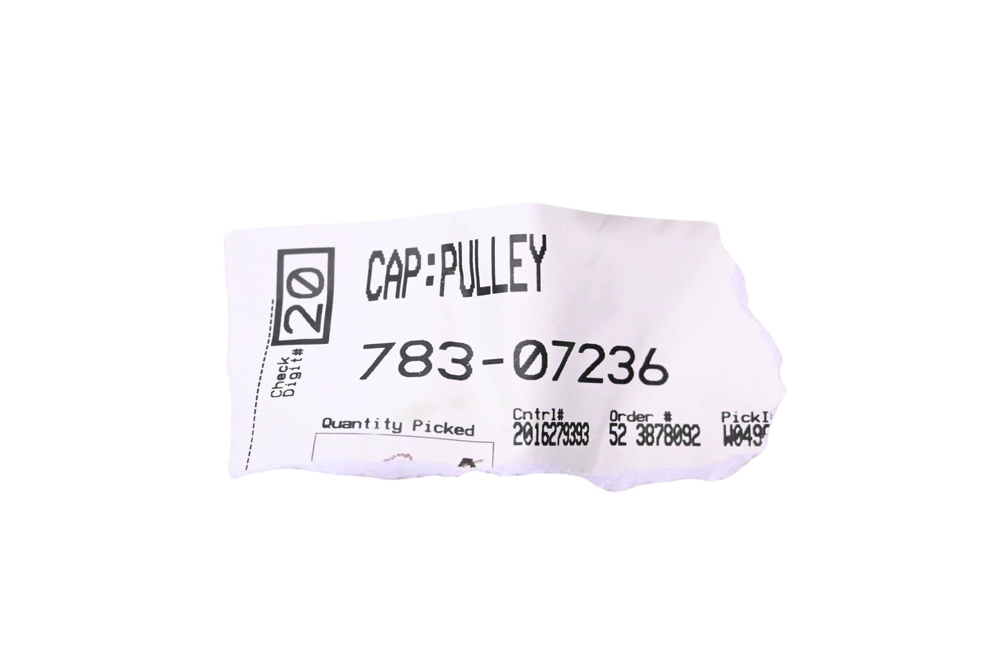 MTD 783-07236 Lawn Tractor Pulley Cap NOS