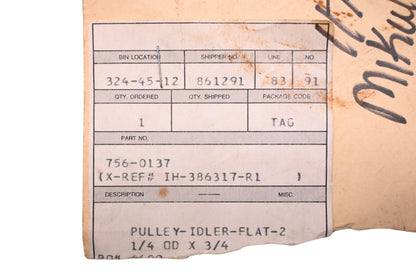 MTD 756-0137 Rotary Pulley NOS