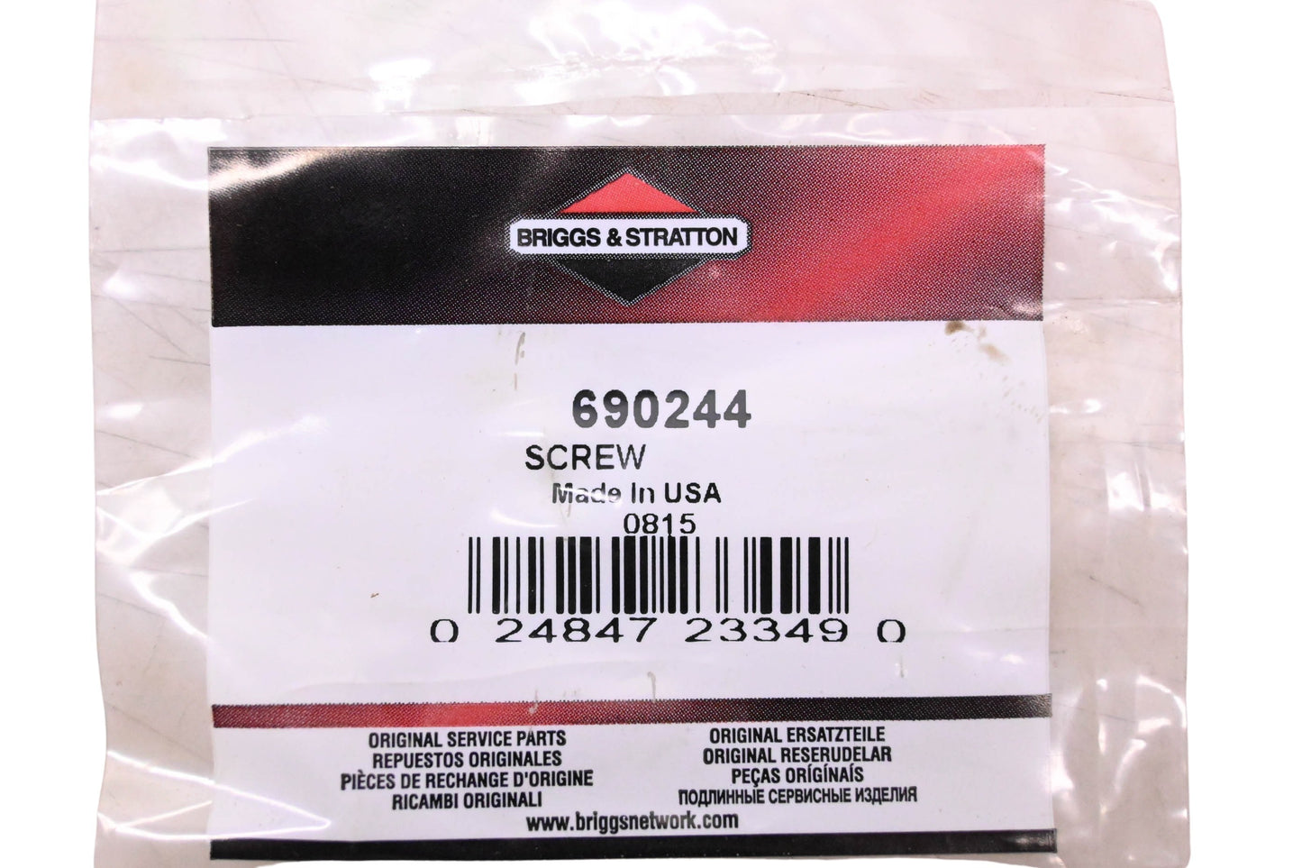 Briggs & Stratton 690244 Screw NOS