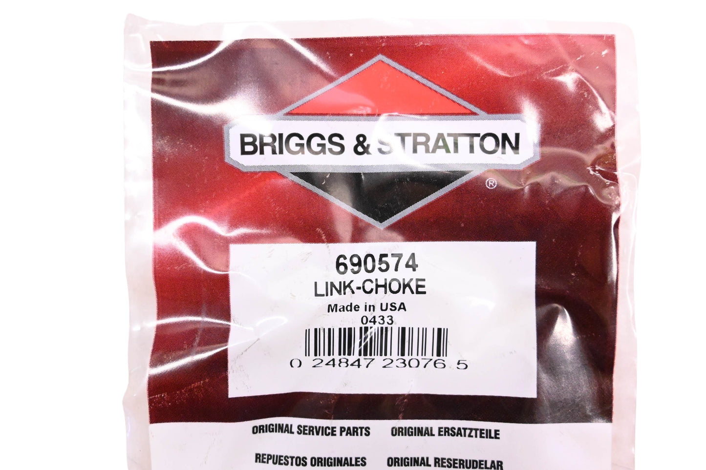 Briggs & Stratton 690574 Choke Link NOS
