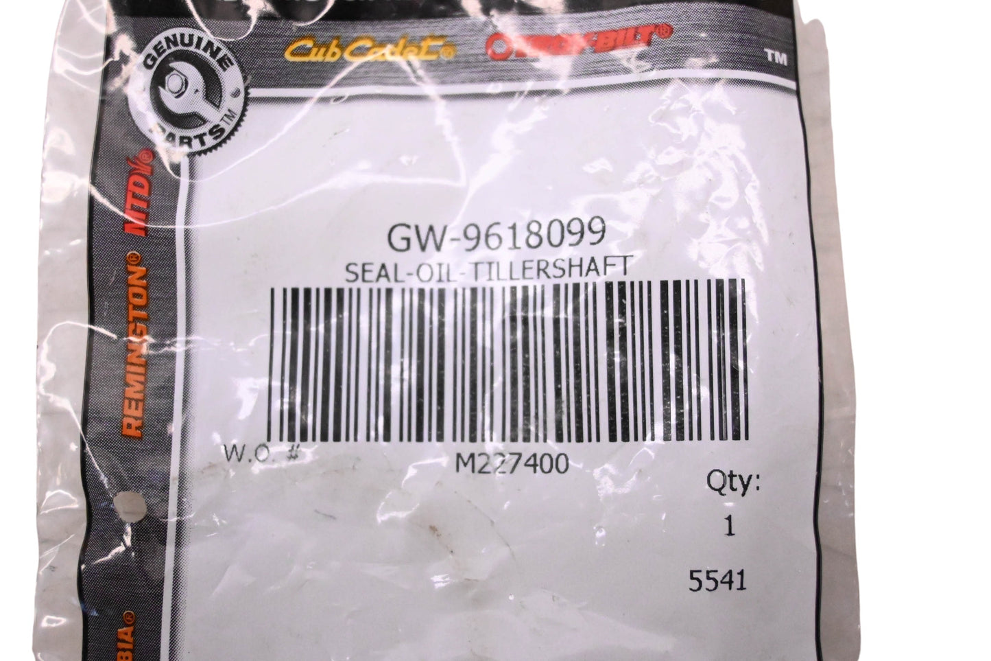 MTD GW-9618099 Tiller Shaft Oil Seal NOS