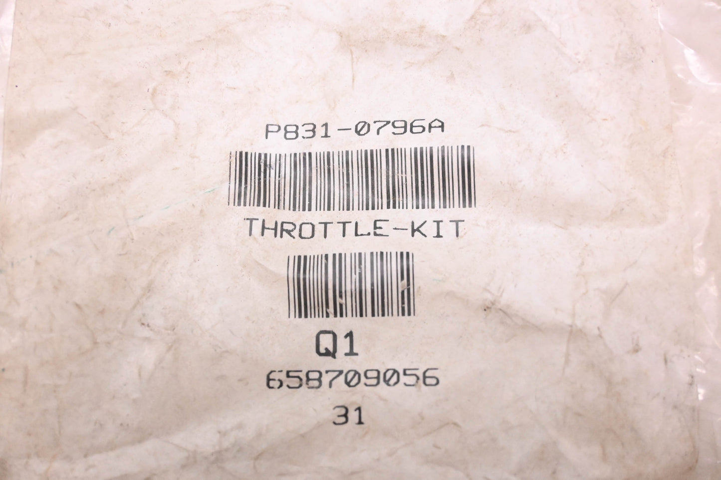 MTD 831-0796A Control Throttle Assembly NOS