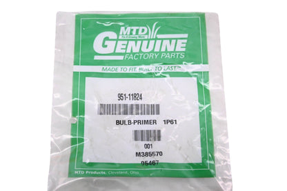 MTD 951-11824 Primer Bulb NOS