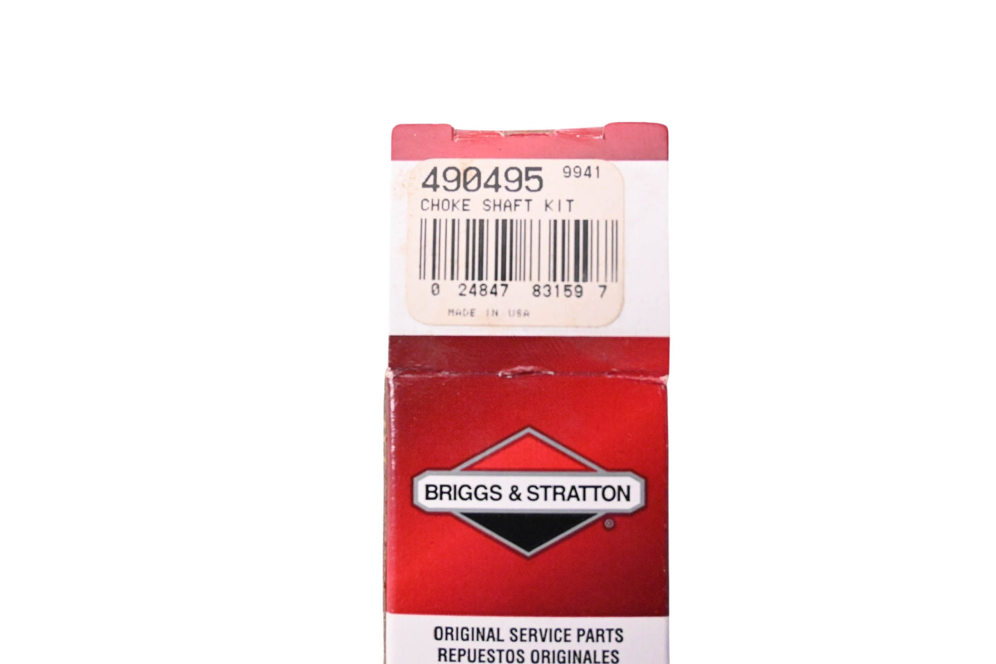 Briggs & Stratton 490495 Choke Shaft Assembly Kit NOS