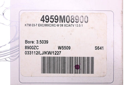 Wiseco 4959M08900 Piston Assembly Kit NOS