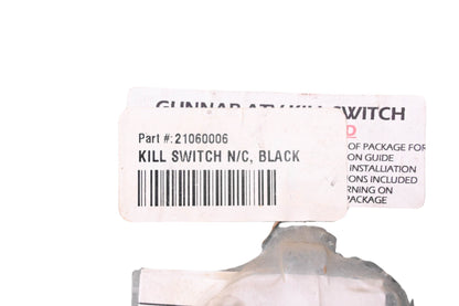 Gunnar 21060006 Black Kill Switch Assembly Kit NOS