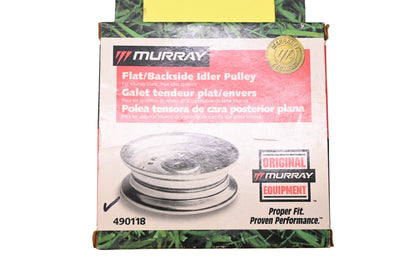 Murray 490118 Flat Idler Pulley NOS