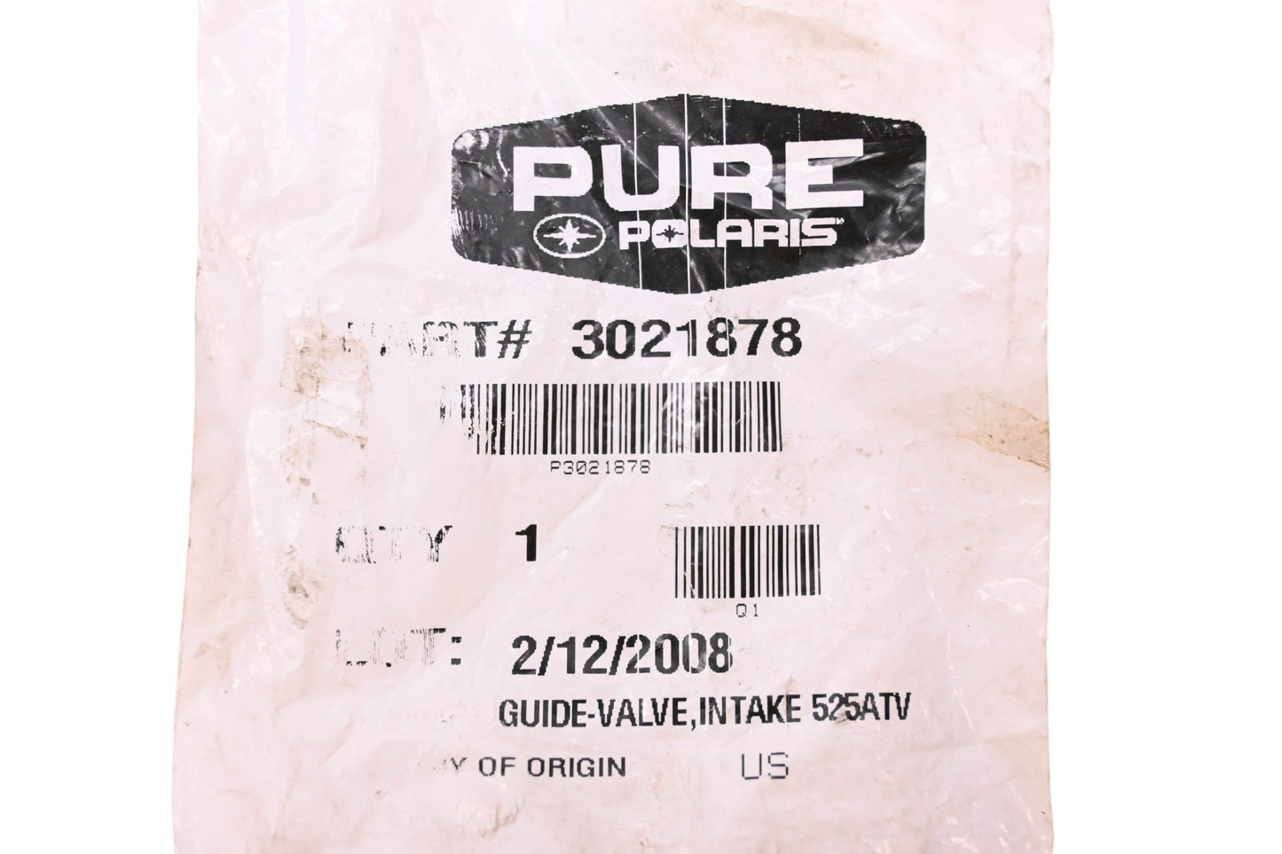New OEM Polaris 3021878 Intake Valve Guide NOS