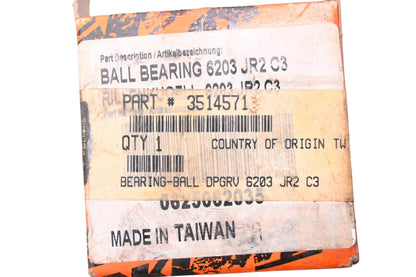 New OEM Polaris 3514571 Deep Groove Ball Bearing Assembly NOS