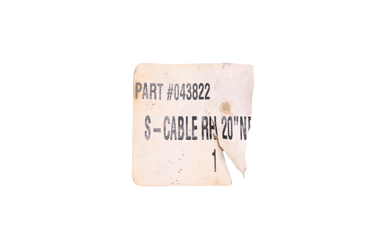 Murray 043822 20" Stop Cable NOS