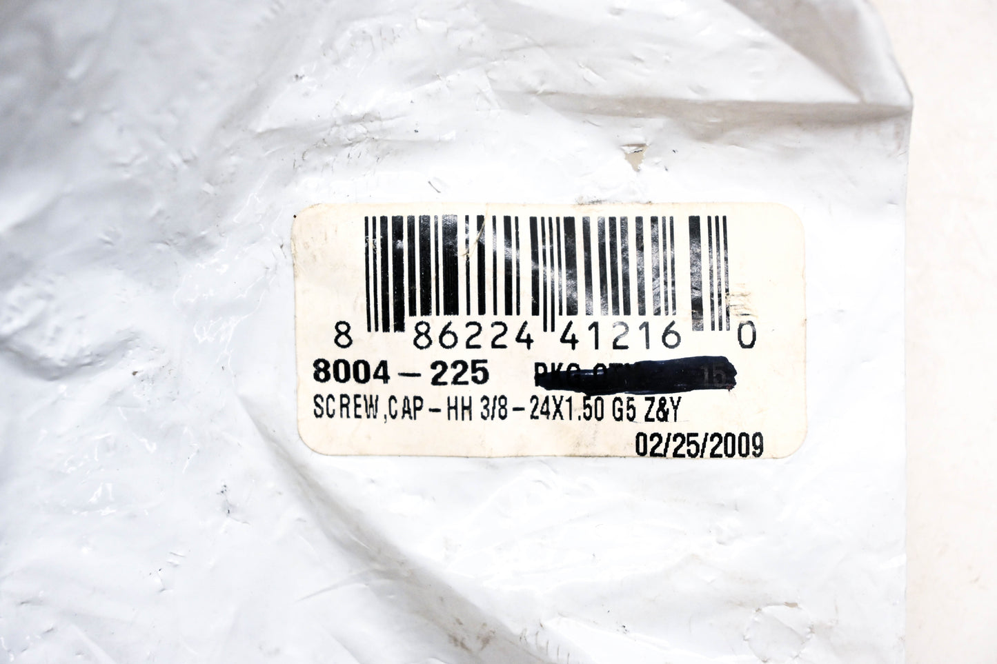 New OEM Arctic Cat 8004-225 Hex Head Cap Screw 3/8-24X1.50 Qty 2 NOS