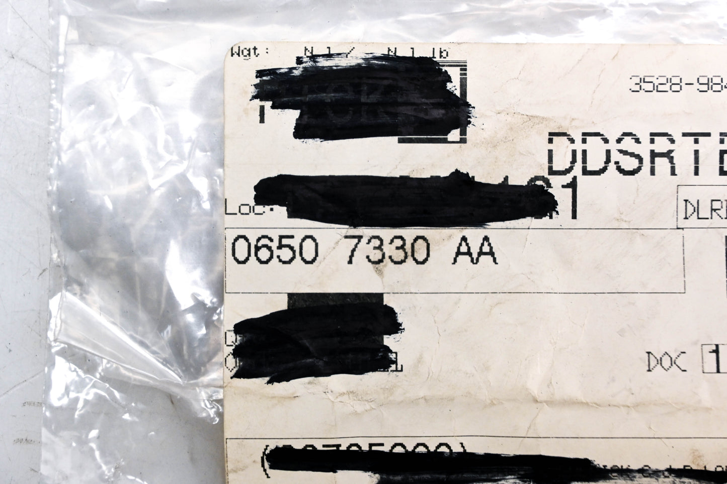 Mopar 06507330AA, 6507330AA Plastic Snap-In Nut NOS