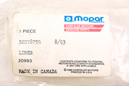 Mopar 52078759 Liner NOS