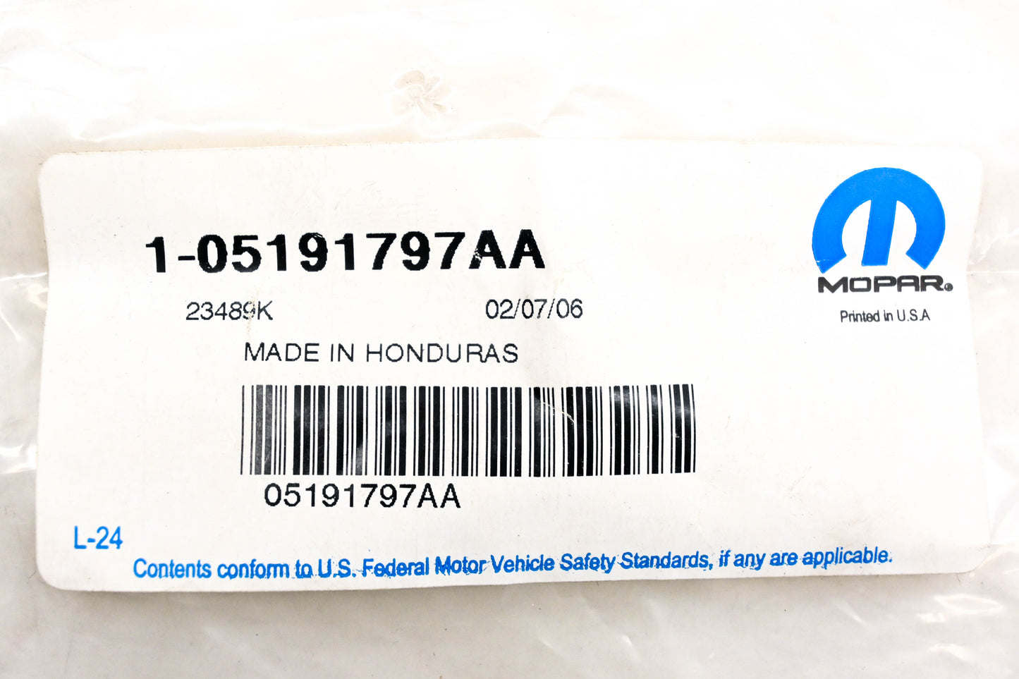 Mopar 05191797AA, 5191797AA AC Connector Wiring Kit NOS
