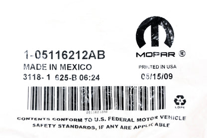 Mopar 05116212AB, 5116212AB Right Fog Lamp Bezel NOS