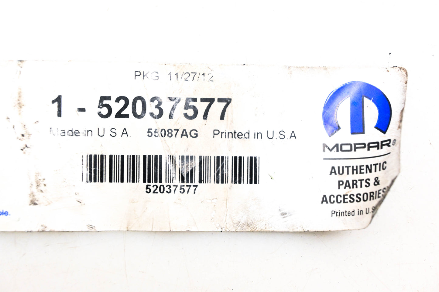 Mopar 52037577 Tie Rod Assembly NOS