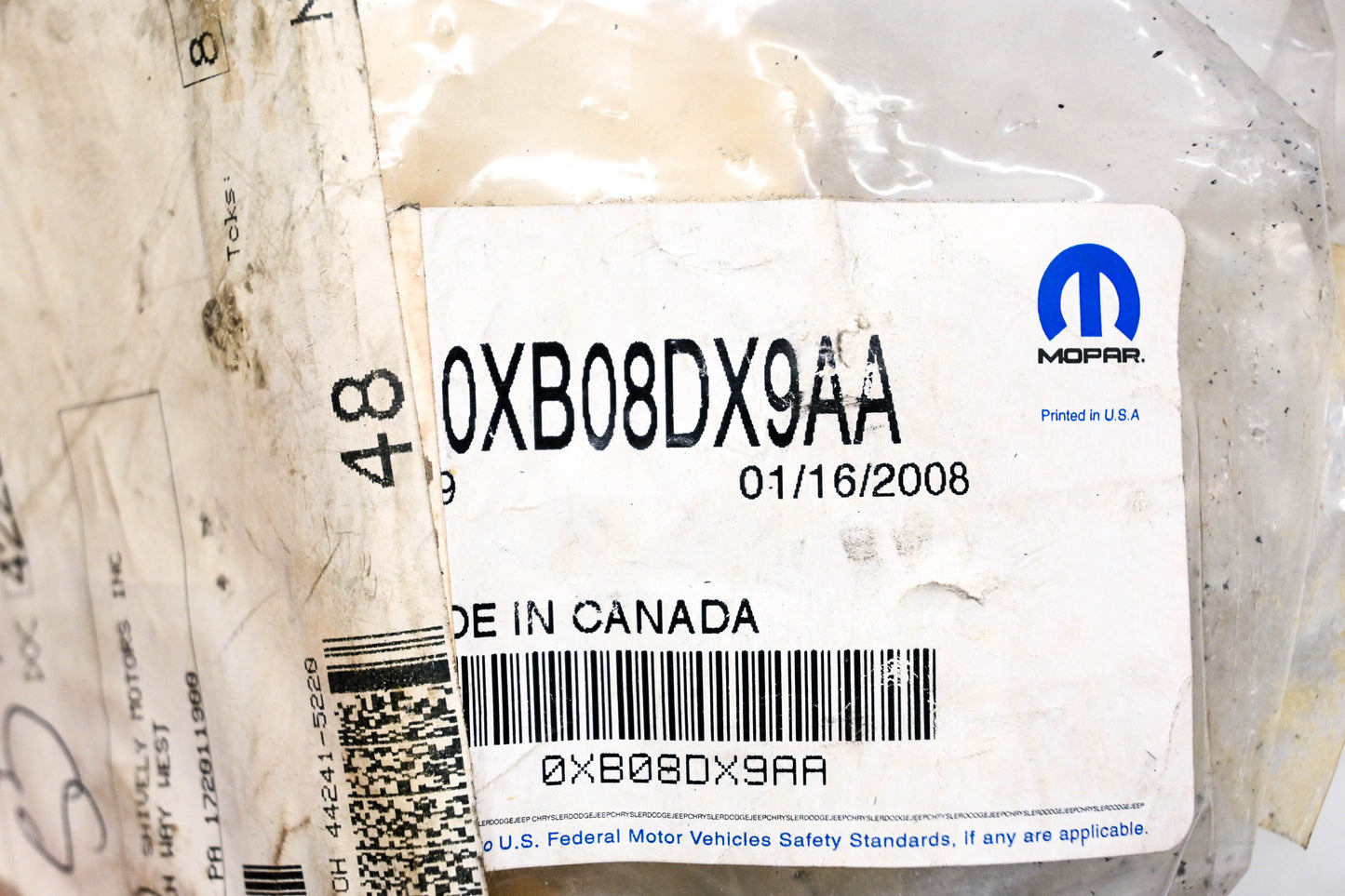 Mopar 0XB08DX9AA, XB08DX9AA Dashboard Air Outlet Vent NOS