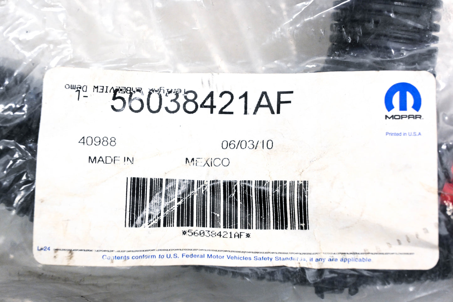 Mopar 56038421AF Alternator Battery Wiring Harness NOS