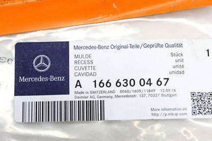 Mercedes A1666300467 Fuel Recess Hatch Assembly NOS