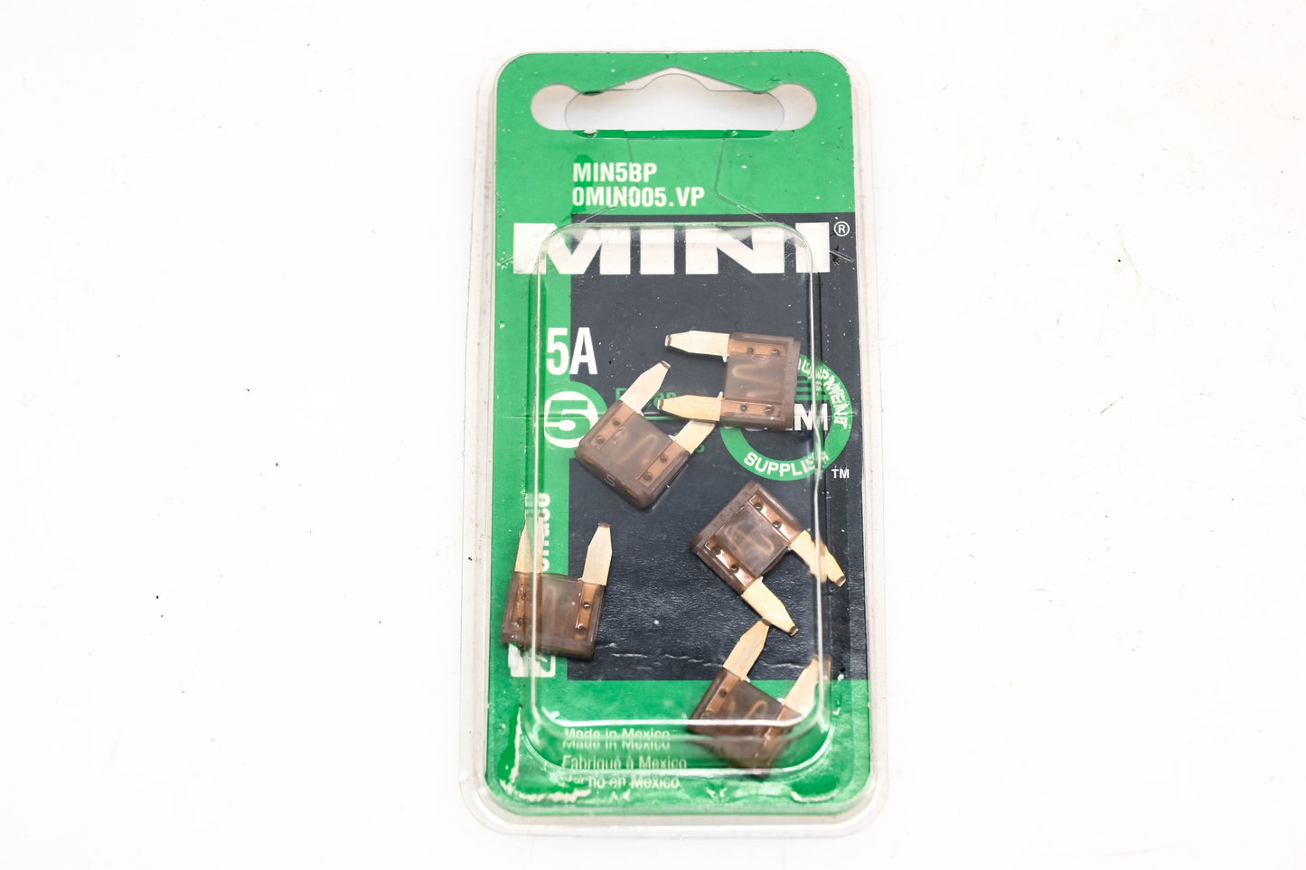 Littlefuse MIN5BP, 0MIN005.VP 5amp Mini Fuse Kit NOS