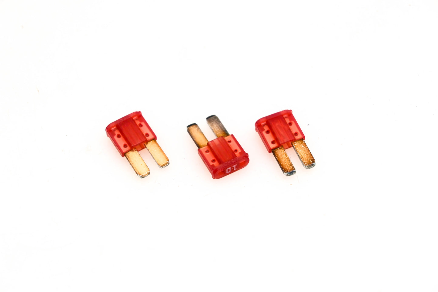 Bussman BP/ATR-10-RP 10amp Micro II Fuses Qty 3 NOS