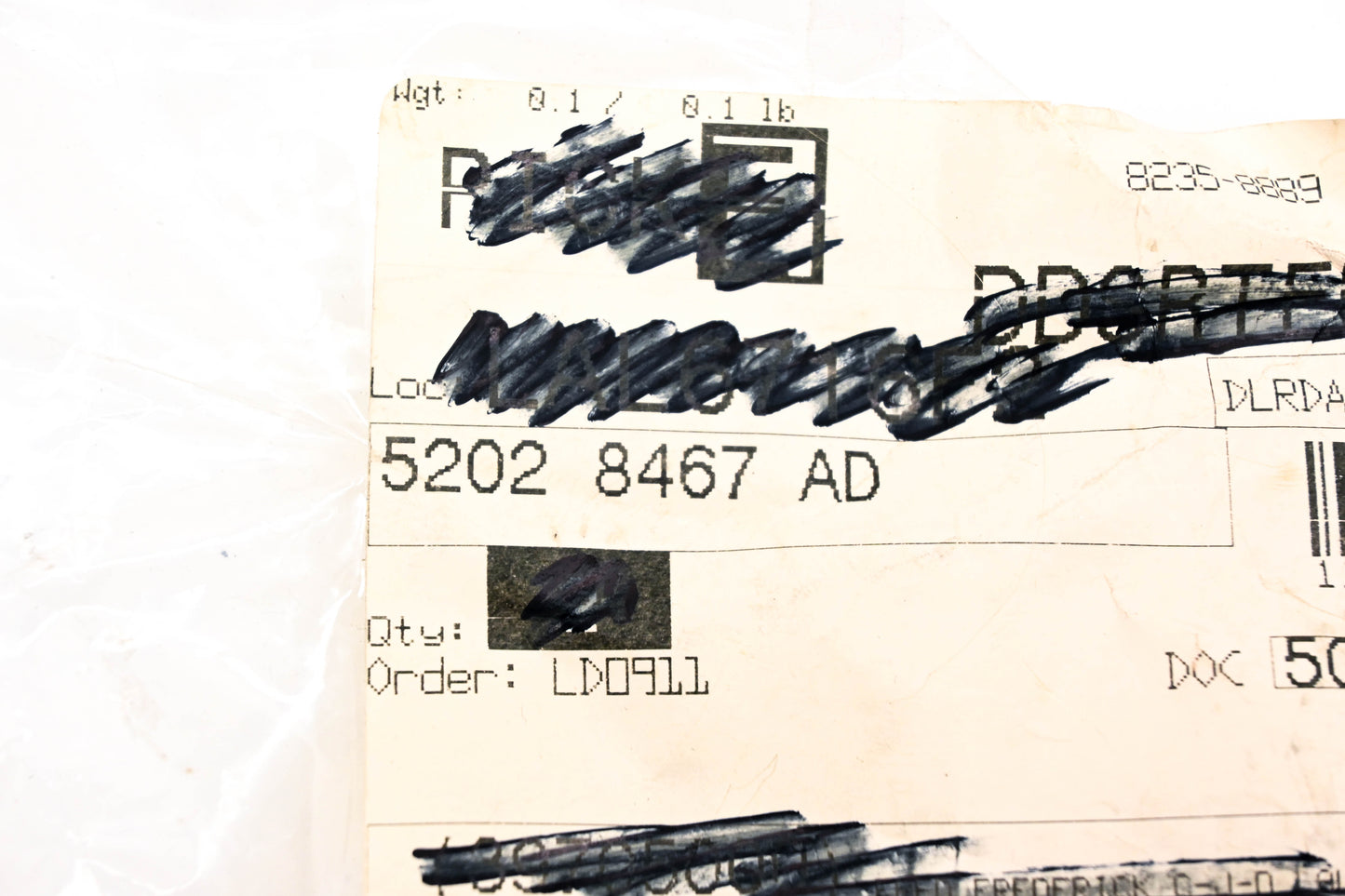 Mopar 52028467AD Oil Cooler Line Connector NOS