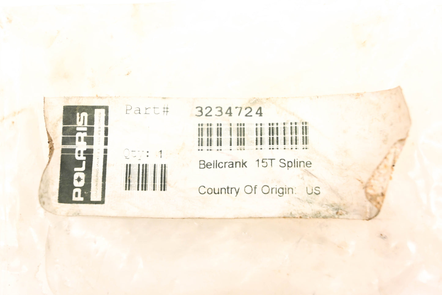 New OEM Polaris 3234724 15T Spline Bellcrank Shifter NOS