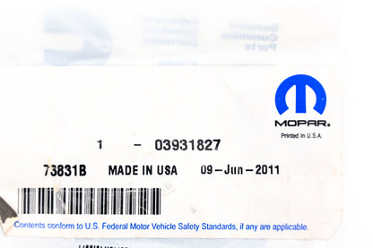 Mopar 03931827 Oil Drain Tube NOS