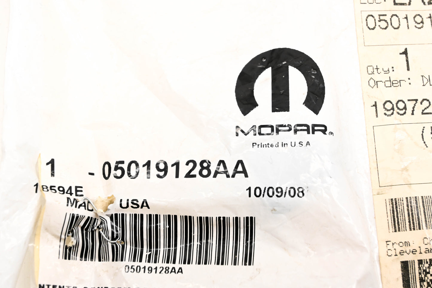 Mopar 05019128AA, 5019128AA Liftgate Lock Lever NOS