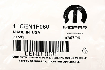 Mopar CEN1F060 Underbody Heater Hose Kit NOS