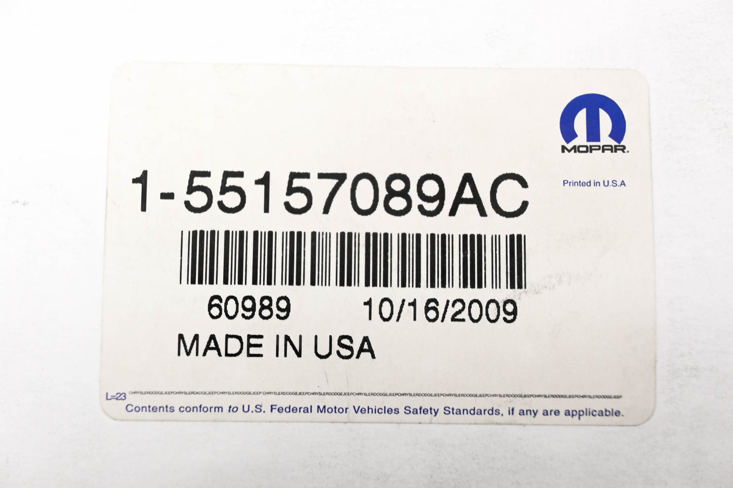 Mopar 55157089AC Chrome Jeep Emblem NOS