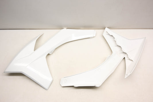Polisport 8428600001, 84143 White Radiator Scoop Kit NOS