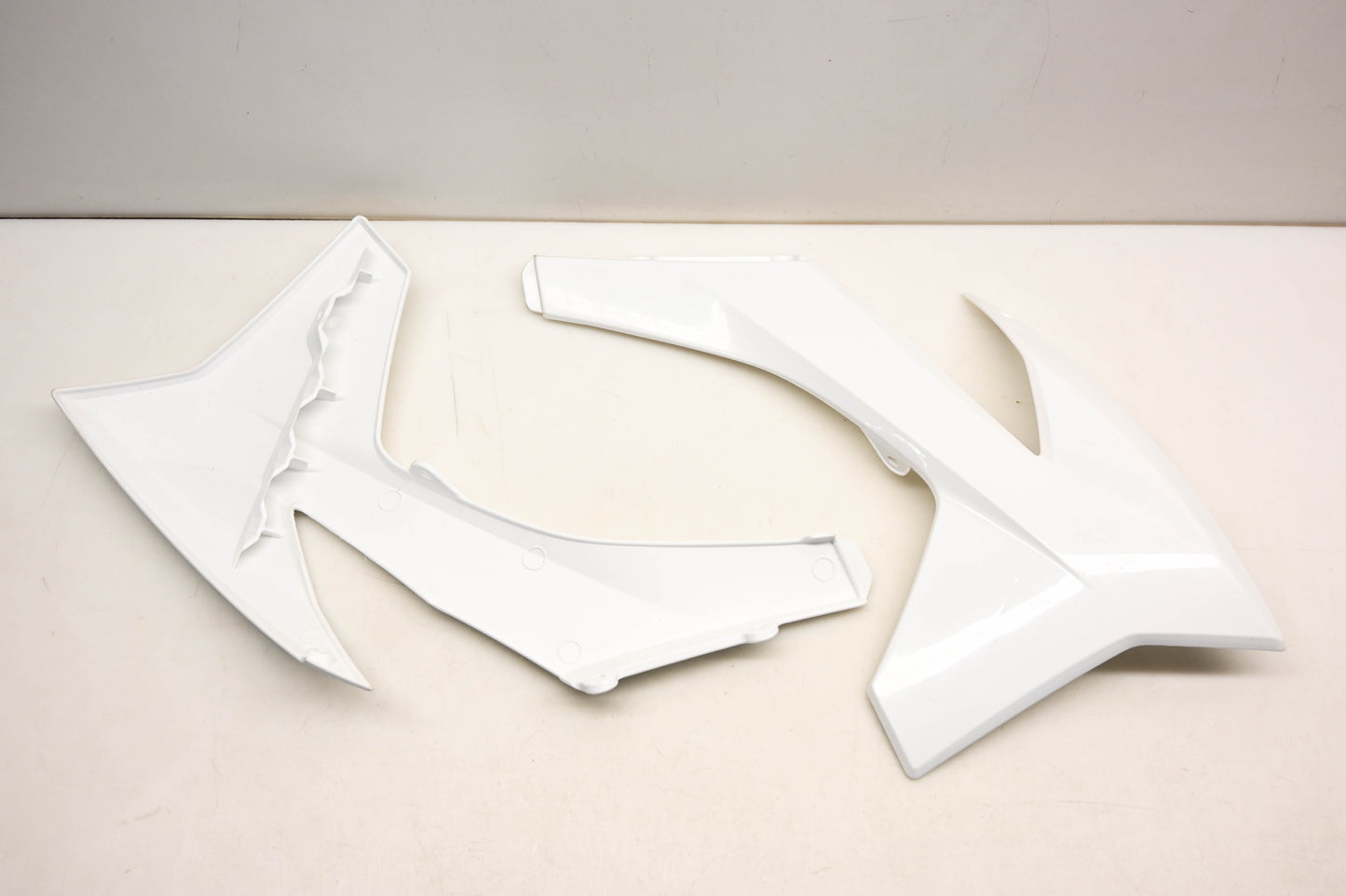 Polisport 8428600001, 84143 White Radiator Scoop Kit NOS