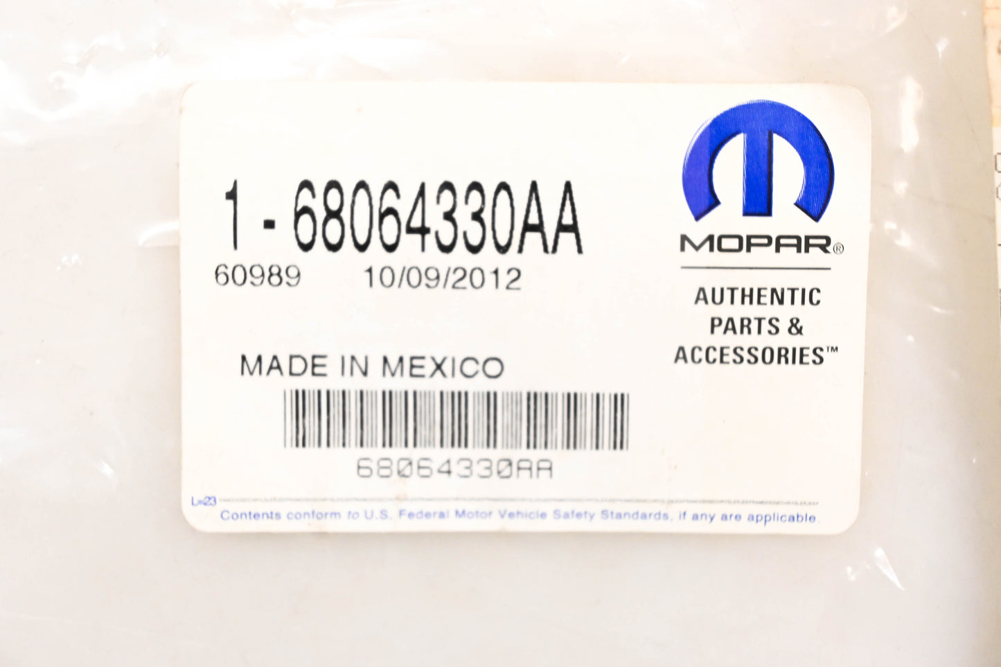 Mopar 68064330AA Bumper Support Bracket Kit NOS
