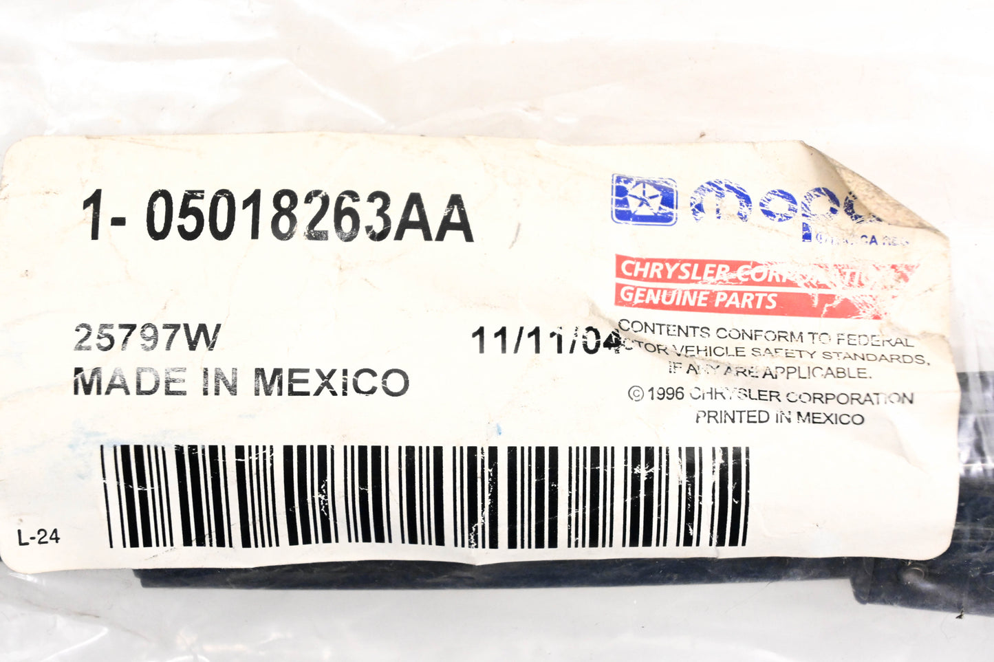 Mopar 05018263AA, 5018263AA Wiper Blade 22" NOS