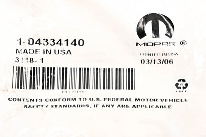 Mopar 04334140, 4334140 Headlight Adjustment Screw NOS