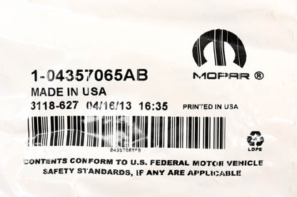 Mopar 04357065AB, 5423260, 1911251 License Plate Lamp Lens NOS