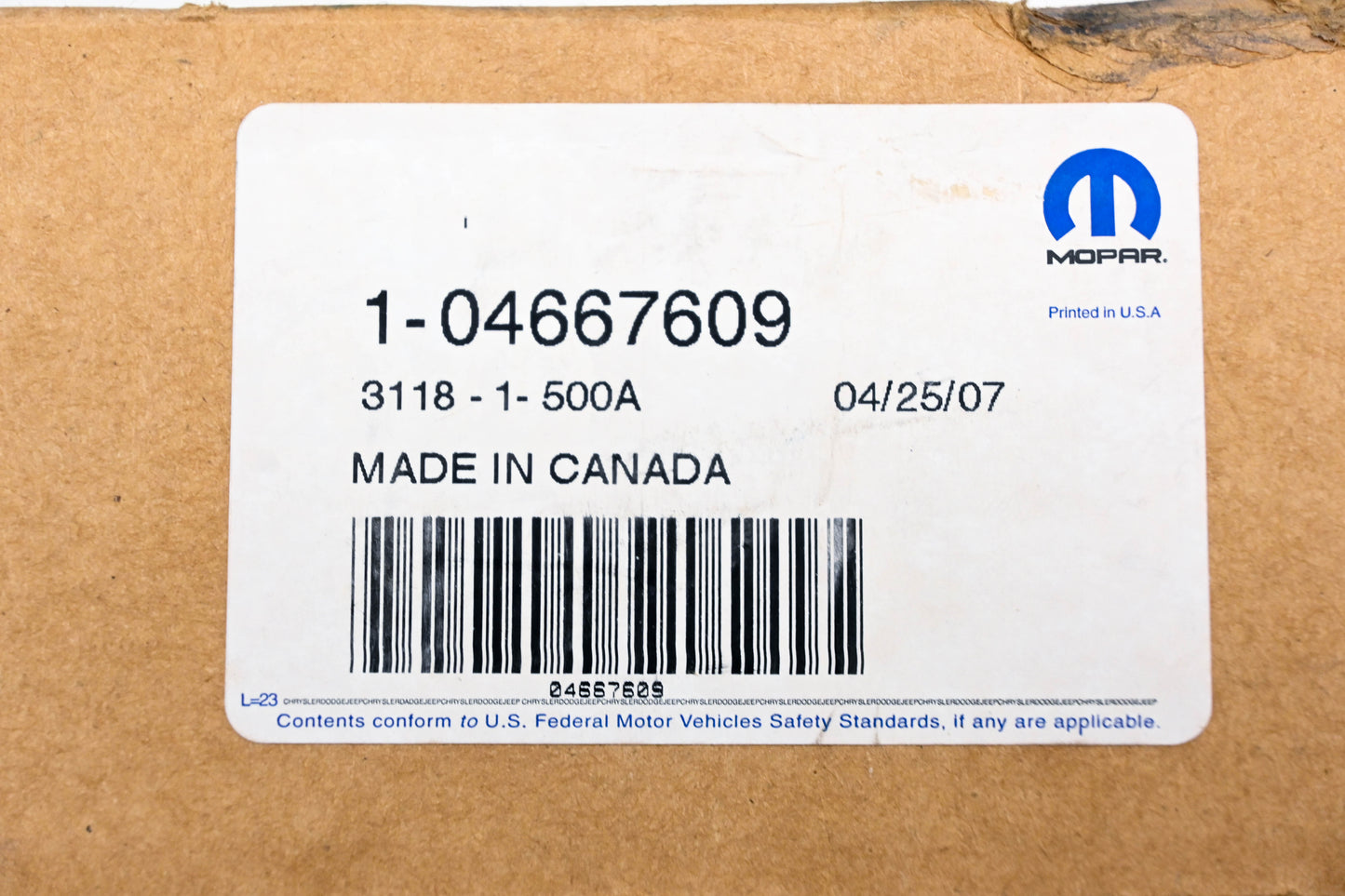 Mopar 04667609, 4667609 Camshaft Timing Gear NOS