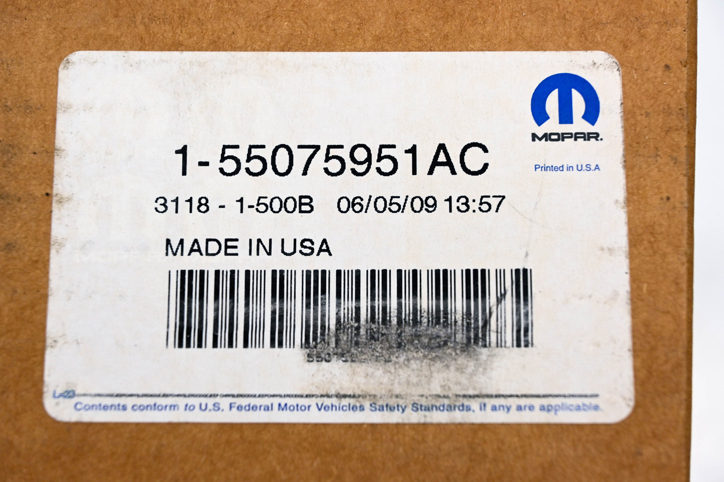Mopar 55075951AC Front Left Powered Door Lock Actuator NOS