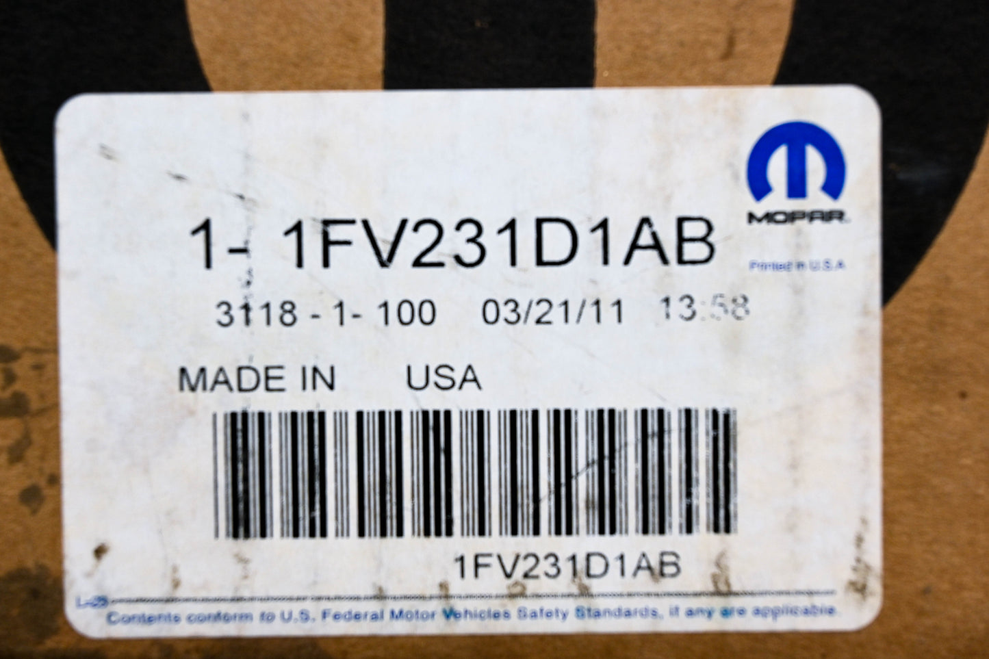 Mopar 1FV231D1AB Left Door Handle Release Assembly NOS